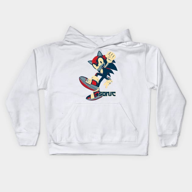 Sonic Hope Style Kids Hoodie by masnono